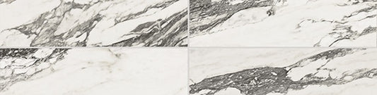 3x12 Divinium Natural Marble-Look Glossy Smooth Porcelain Tile