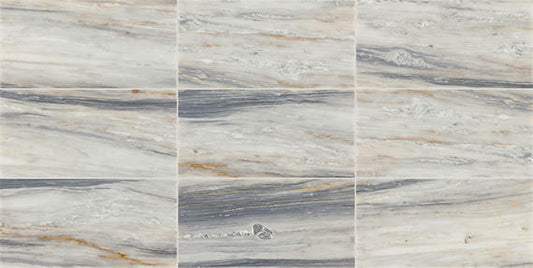 24x48 Gamma Intense Veining Natural Marble-Look Polished Smooth Stone Tile
