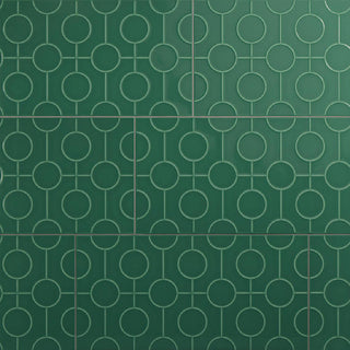 12x24 Luminique 3D-Geometric Linear-Circular Natural Solid-Color Glossy Smooth Ceramic Tile