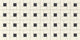 12x24 Keystones Dotted Pinwheel Mosaic Mixed-Color Matte Smooth Porcelain Tile