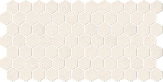 12x21 Keystones Hexagon  Mosaic Solid-Color Matte Smooth Porcelain Tile