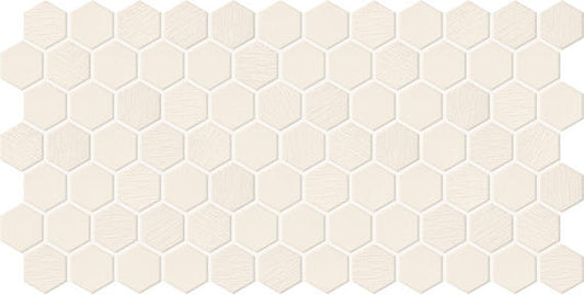 12x21 Keystones Hexagon  Mosaic Solid-Color Matte Smooth Porcelain Tile