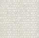 11x13 Famed Circle Penny Round Mosaic Marble-Look Polished Smooth Porcelain Tile
