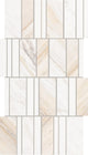 18x10 Perfit Mosaix Random Pattern Mosaic Marble-Look Honed Smooth Stone Tile