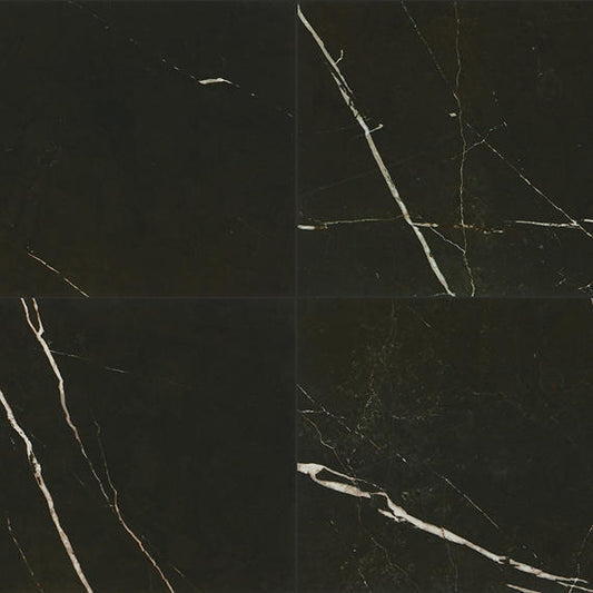32x32 Marble Attache Natural Marble-Look Matte Smooth Porcelain Tile