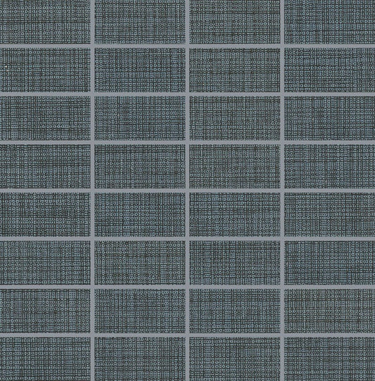 12x12 Fabric Art Straight Joint Mosaic Fabric-Look Matte Smooth Porcelain Tile