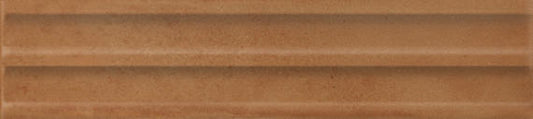 2x9 Indoterra Natural Concrete-Look Matte 3D-Geometric Fluted Porcelain Tile