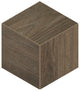 12x12 Emerson Wood Hexagon Rhombille Cube Mosaic Wood-Look Matte Porcelain Tile
