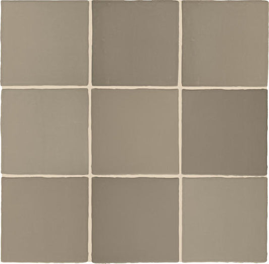 5x5 Farrier Natural Solid-Color Satin Smooth Ceramic Tile