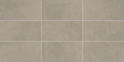 12x24 Indoterra Stepwise Concrete-Look Matte Smooth Porcelain Tile