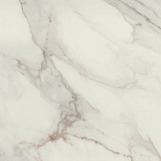 24x24 Famed Natural Marble-Look Polished Smooth Porcelain Tile
