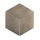 12x12 Emergent Hexagon Mosaic Stone-Look Satin Geometric Cube Porcelain Tile