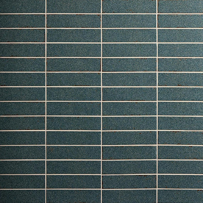 2x9 Iridescent Isles Natural Mixed-Color Glossy Smooth Porcelain Tile