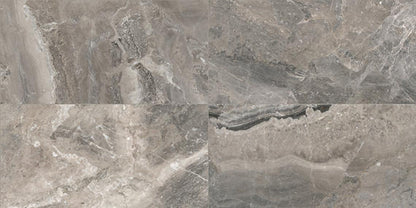 12x24 Marble Attache Natural Marble-Look Matte Smooth Porcelain Tile