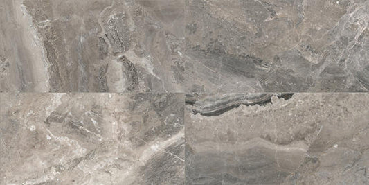 12x24 Marble Attache Natural Marble-Look Satin Smooth Porcelain Tile