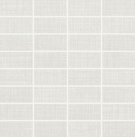 12x12 Fabric Art Straight Joint Mosaic Fabric-Look Matte Smooth Porcelain Tile