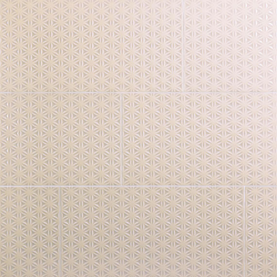 12x24 Luminique Star Natural Solid-Color Glossy Embossed Ceramic Tile