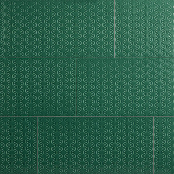 12x24 Luminique Star Natural Solid-Color Glossy Embossed Ceramic Tile