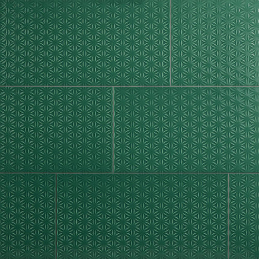 12x24 Luminique Star Natural Solid-Color Glossy Embossed Ceramic Tile