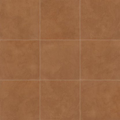 24x24 Indoterra Stepwise Concrete-Look Matte Smooth Porcelain Tile