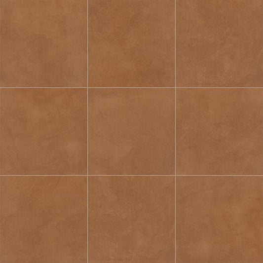 24x24 Indoterra Stepwise Concrete-Look Matte Smooth Porcelain Tile