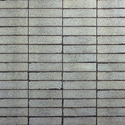 2x9 Iridescent Isles Natural Mixed-Color Glossy Smooth Porcelain Tile