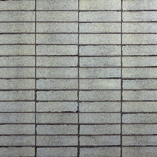 2x9 Iridescent Isles Natural Mixed-Color Glossy Smooth Porcelain Tile