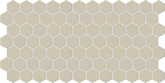 12x24 Keystones Hexagon Mosaic Solid-Color Matte Textured Porcelain Tile