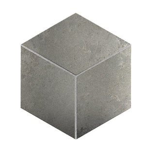 12x12 Emergent Hexagon Mosaic Stone-Look Satin Geometric Cube Porcelain Tile