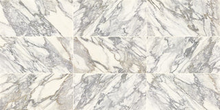 12x24 Eclessia Marble Natural Marble-Look Polished Smooth Marble Tile