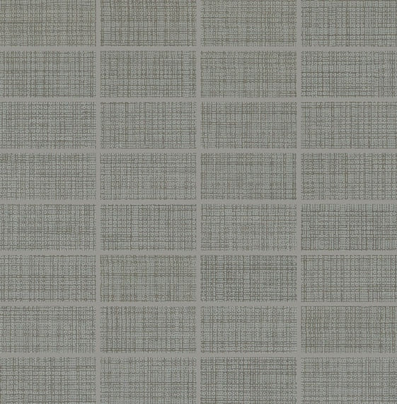 12x12 Fabric Art Straight Joint Mosaic Fabric-Look Matte Smooth Porcelain Tile