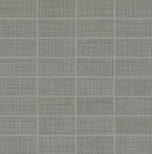 12x12 Fabric Art Straight Joint Mosaic Fabric-Look Matte Smooth Porcelain Tile