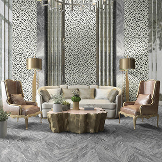 Silver Marble - 24x48 Marble Attache Lavish Natural Marble-Look Matte Smooth Porcelain Tile
