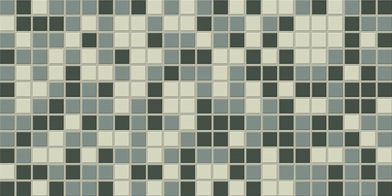 12x24 Keystones Straight Joint Mosaic Mixed-Color Matte Smooth Porcelain Tile