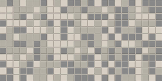 12x24 Keystones Straight Joint Mosaic Mixed-Color Matte Smooth Porcelain Tile