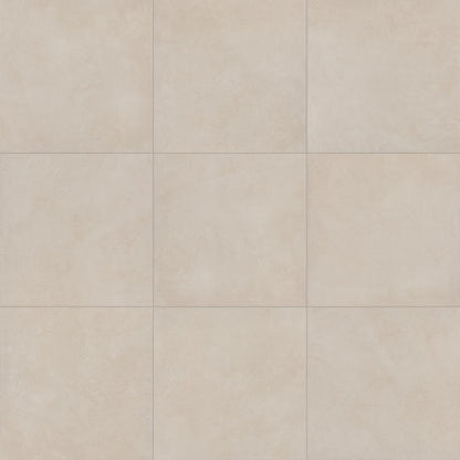 24x24 Indoterra Stepwise Concrete-Look Matte Smooth Porcelain Tile