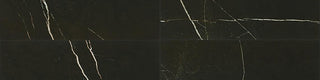 Black Marble - 6x24 Marble Attache Natural Marble-Look Matte Smooth Porcelain Tile
