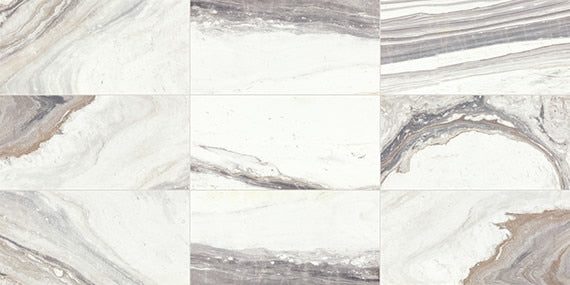 12x24 Eclessia Marble Natural Marble-Look Polished Smooth Marble Tile