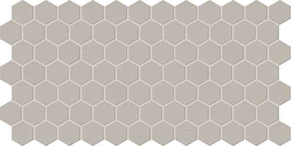 12x24 Keystones Hexagon Mosaic Solid-Color Matte Smooth Porcelain Tile