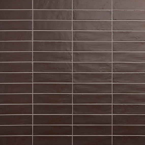 2x9 Iridescent Isles Natural Mixed-Color Glossy Smooth Porcelain Tile