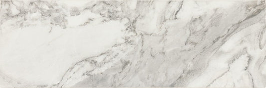 6x18 Divinium Natural Marble-Look Glossy Smooth Porcelain Tile