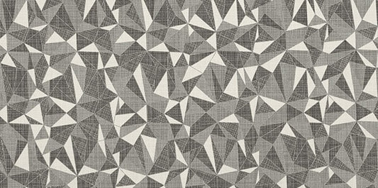 12x24 Fabric Art Fabric-Look Matte Geometric Prism Porcelain Tile