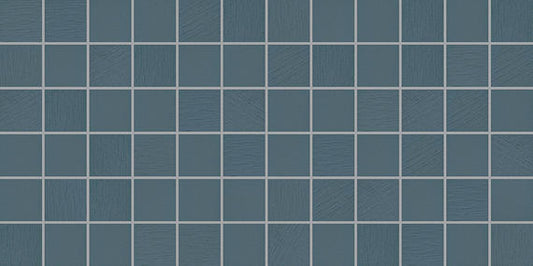 12x24 Keystones Straight Joint Mosaic 2" Squares Solid-Color Matte Smooth Porcelain Tile