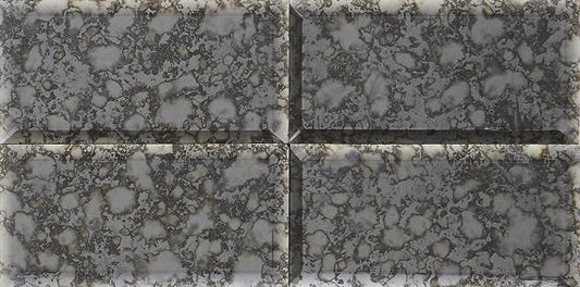 12x12 Lavaliere Straight Joint Mosaic Mixed-Color Polished Natural Marble Tile