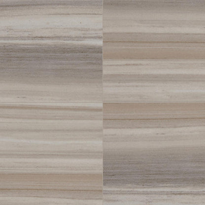 24x24 Marble Attache Natural Marble-Look Matte Smooth Porcelain Tile