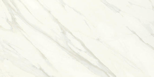 10x14 Florentine Natural Marble-Look Glossy Smooth Porcelain Tile