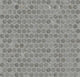 11x13 Famed Circle Penny Round Mosaic Marble-Look Polished Smooth Porcelain Tile