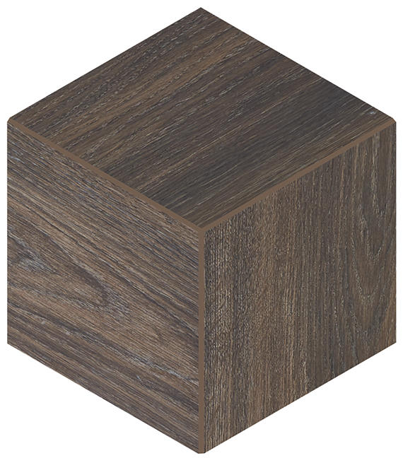 12x12 Emerson Wood Hexagon Rhombille Cube Mosaic Wood-Look Matte Porcelain Tile