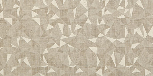Dark Gray - 12x24 Fabric Art Fabric-Look Matte Geometric Prism Porcelain Tile