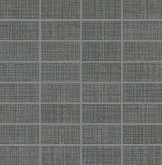 12x12 Fabric Art Straight Joint Mosaic Fabric-Look Matte Smooth Porcelain Tile